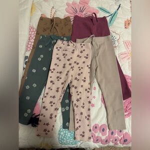 (5) Zara Toddler Girl Ribbed Leggings in Size 2-3y